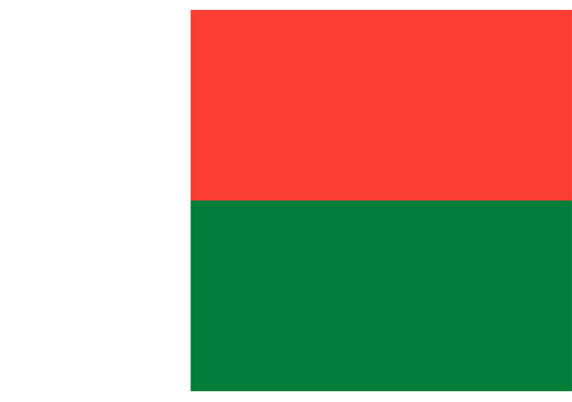 Мадагаскар - флаг страны