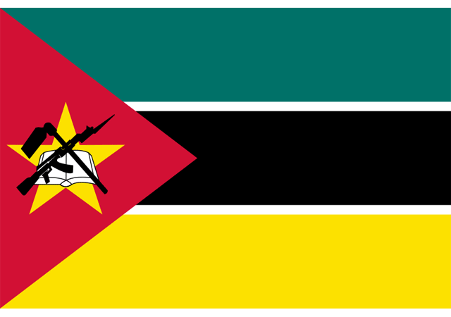 Мозамбик - флаг страны