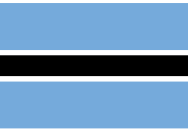 Ботсвана - флаг страны