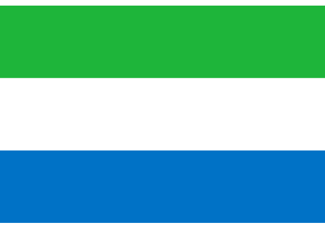 Сьерра-Леоне - флаг страны