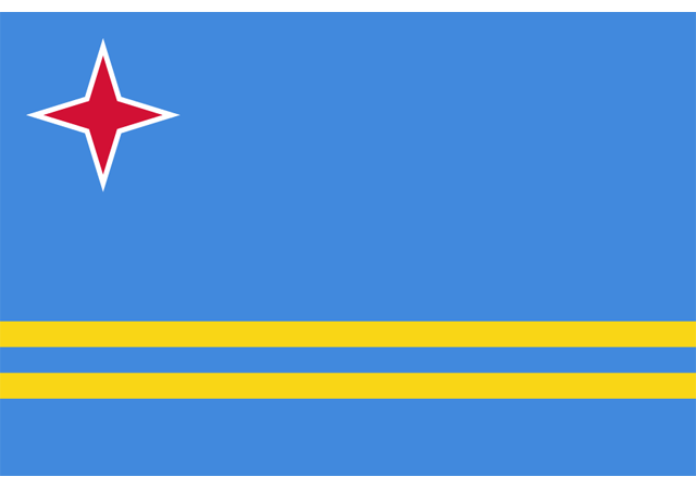 Аруба - флаг страны