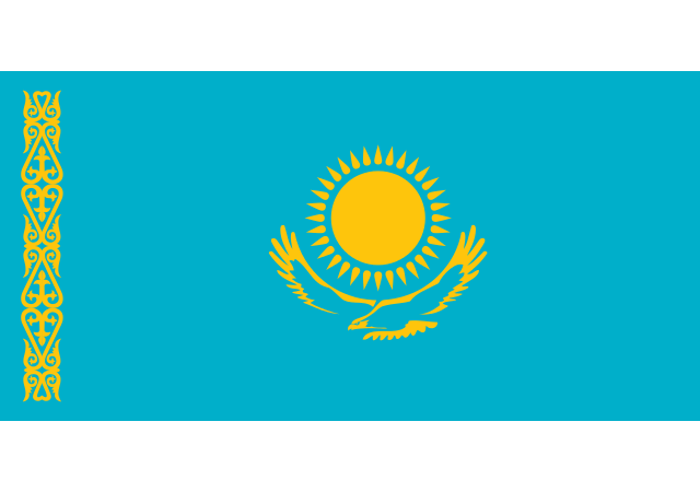 Казахстан - флаг страны