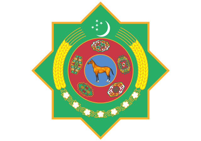 Туркмения - герб страны