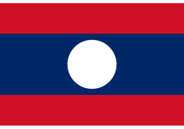 Лаос - флаг страны