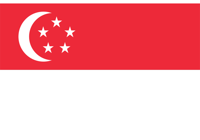 Сингапур - флаг страны