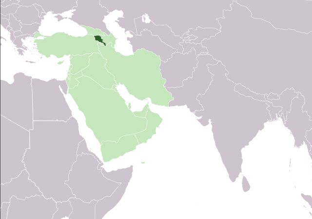 Армения - расположение на карте