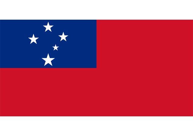 Самоа - флаг страны
