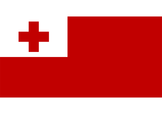 Тонга - флаг страны