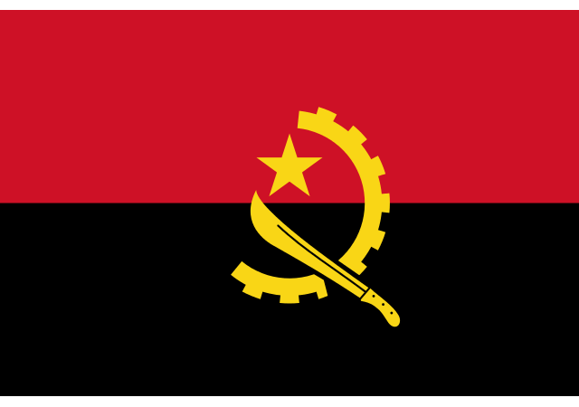 Ангола - флаг страны