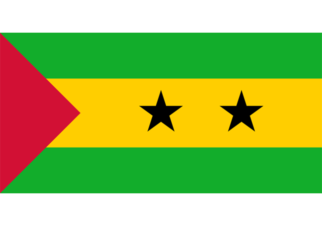 Сан-Томе и Принсипи - флаг страны