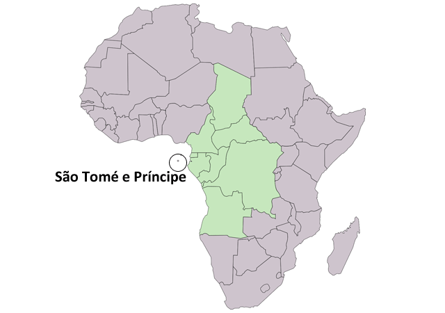 Сан-Томе и Принсипи - расположение на карте