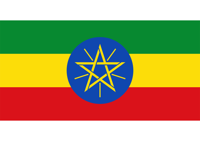 Эфиопия - флаг страны