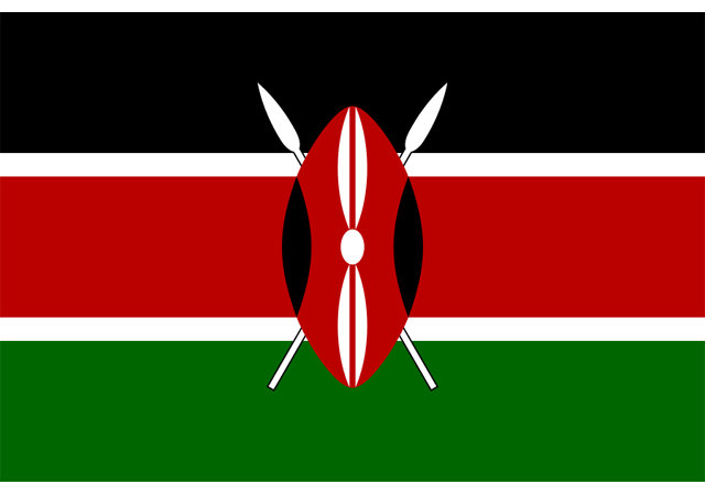 Кения - флаг страны