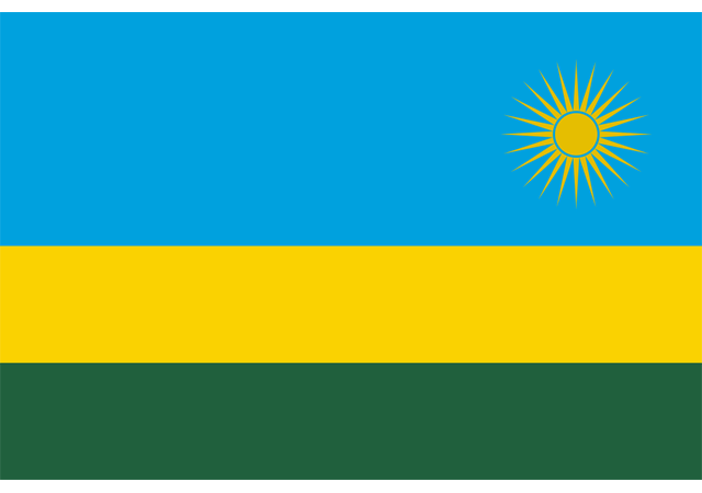 Руанда - флаг страны