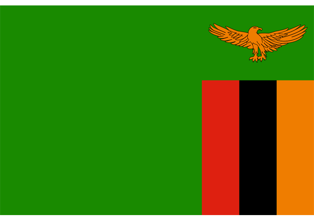 Замбия - флаг страны