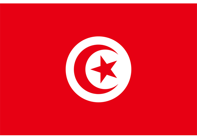 Тунис - флаг страны