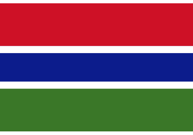 Гамбия - флаг страны