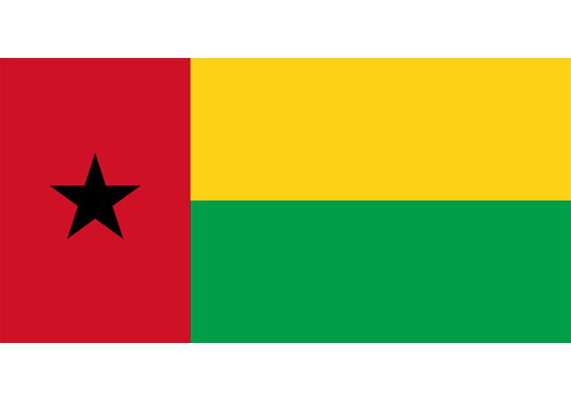 Гвинея-Бисау - флаг страны