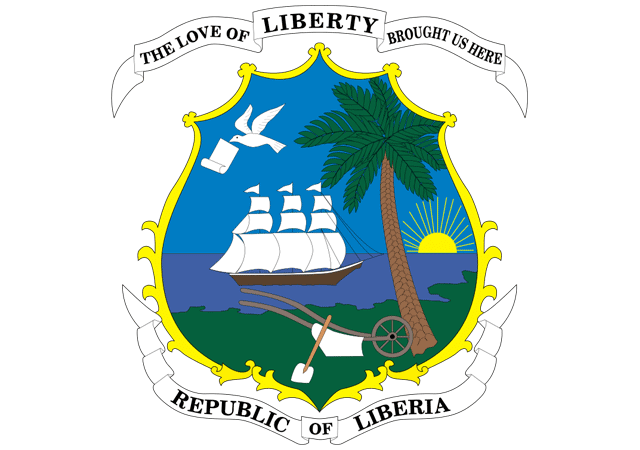 Либерия - герб страны