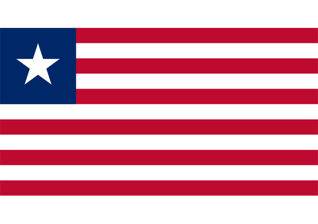 Либерия - флаг страны
