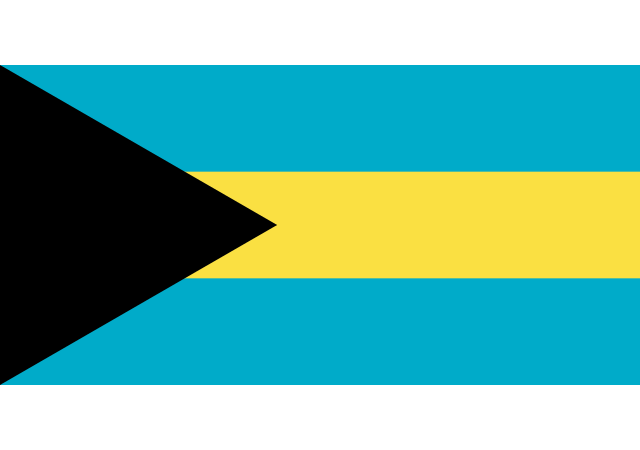 Багамские Острова - флаг страны