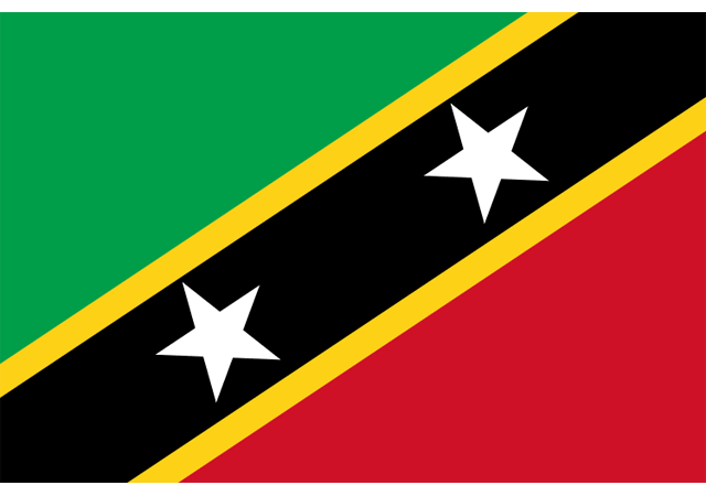Сент-Китс и Невис - флаг страны