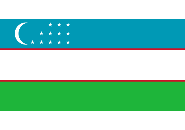 Узбекистан - флаг страны