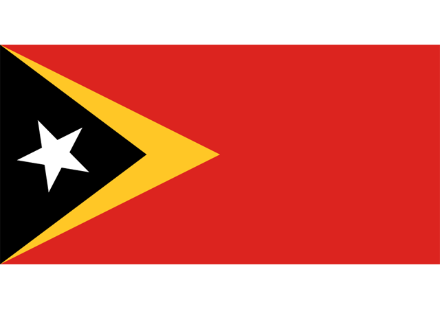 Восточный Тимор - флаг страны