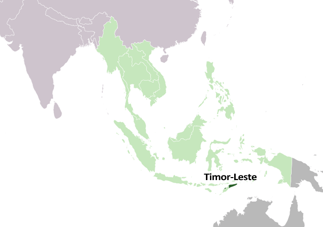 Восточный Тимор - расположение на карте