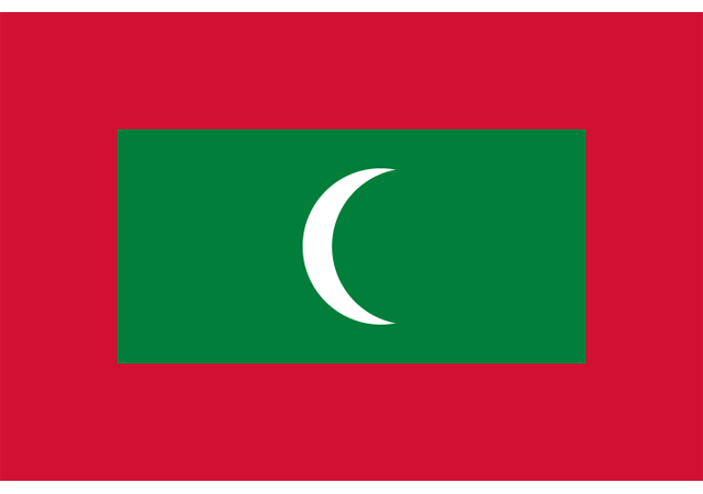 Мальдивы - флаг страны