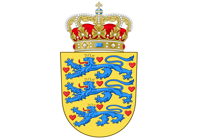 Дания - герб страны