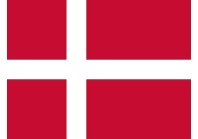 Дания - флаг страны