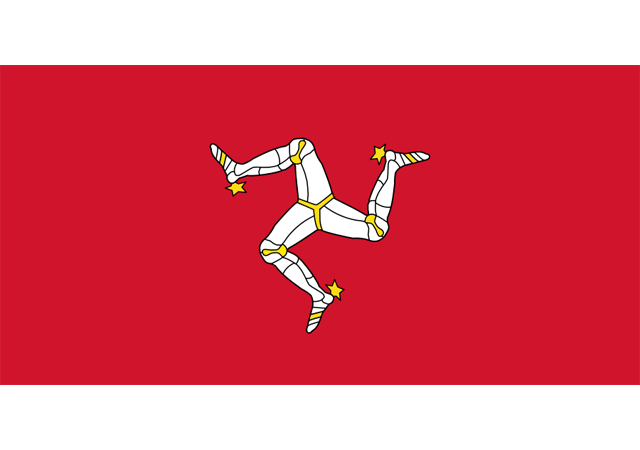 Остров Мэн - флаг страны