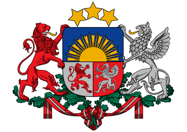 Латвия - герб страны