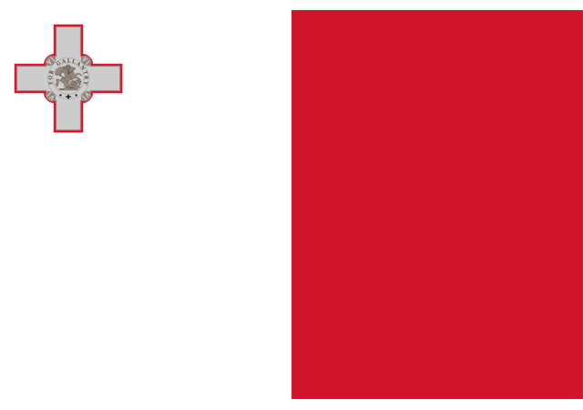 Мальта - флаг страны