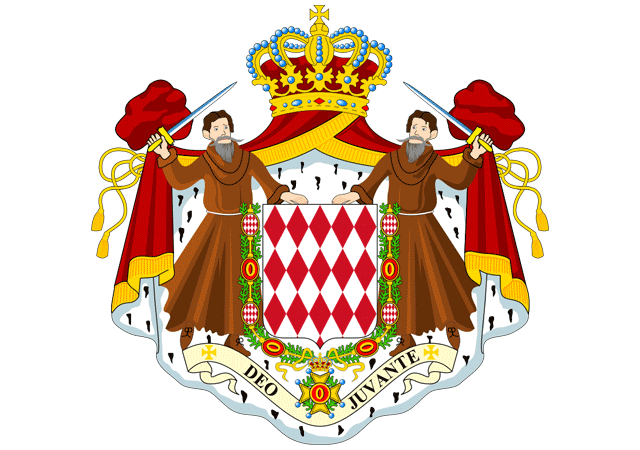 Монако - герб страны