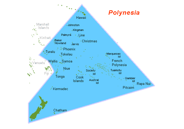 Телефоны экстренных служб в странах Полинезии