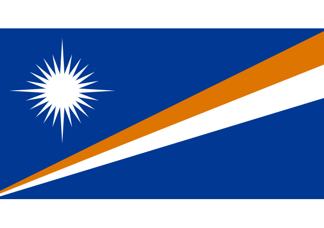 Маршалловы Острова - флаг страны