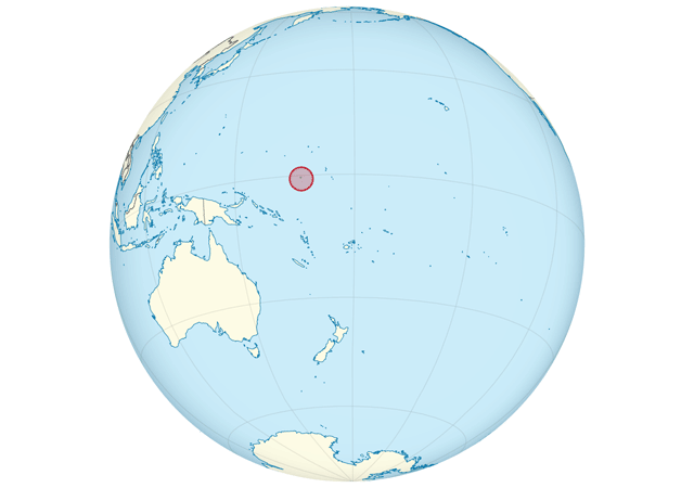 Науру - расположение на карте